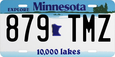 MN license plate 879TMZ