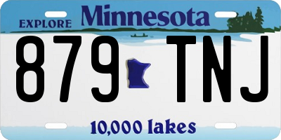 MN license plate 879TNJ