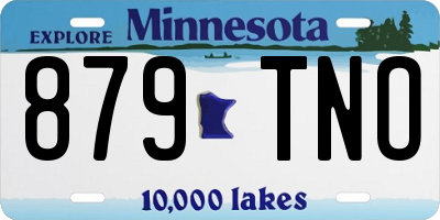 MN license plate 879TNO