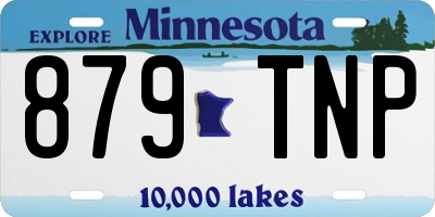 MN license plate 879TNP