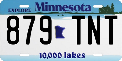 MN license plate 879TNT