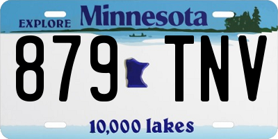MN license plate 879TNV