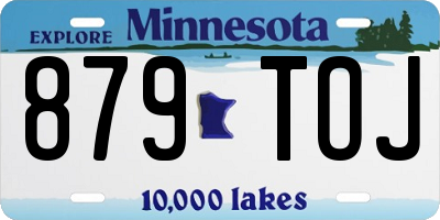MN license plate 879TOJ