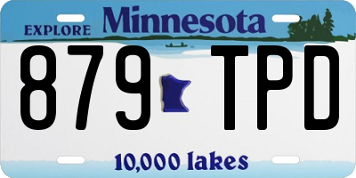 MN license plate 879TPD