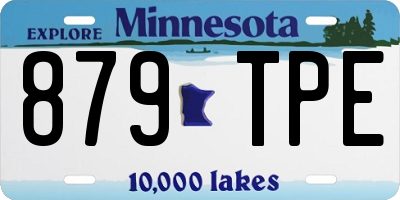 MN license plate 879TPE