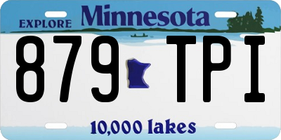 MN license plate 879TPI