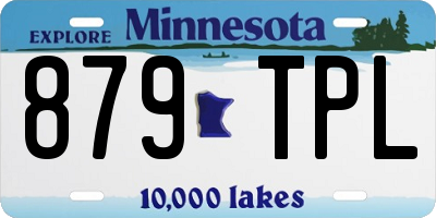 MN license plate 879TPL