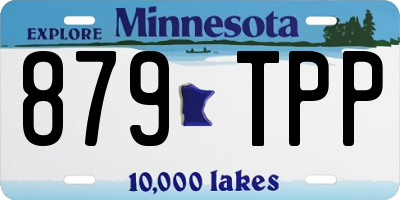 MN license plate 879TPP