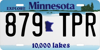 MN license plate 879TPR