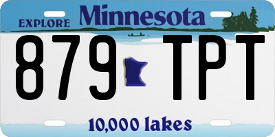 MN license plate 879TPT