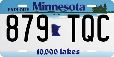 MN license plate 879TQC