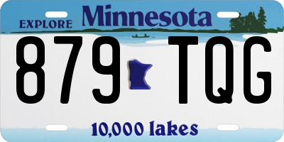 MN license plate 879TQG