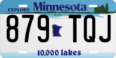 MN license plate 879TQJ
