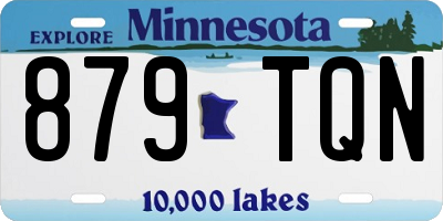 MN license plate 879TQN