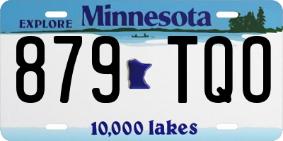 MN license plate 879TQO