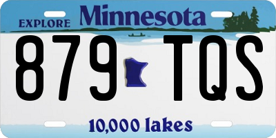 MN license plate 879TQS
