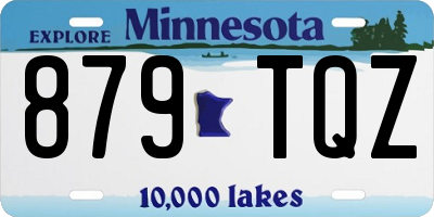 MN license plate 879TQZ