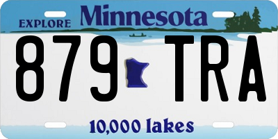 MN license plate 879TRA