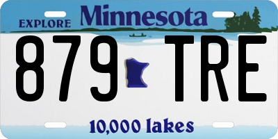 MN license plate 879TRE