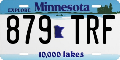 MN license plate 879TRF