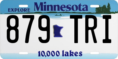MN license plate 879TRI