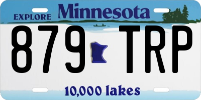 MN license plate 879TRP