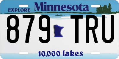 MN license plate 879TRU