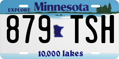 MN license plate 879TSH