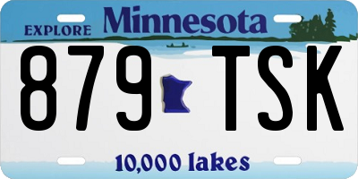 MN license plate 879TSK