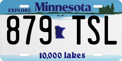 MN license plate 879TSL