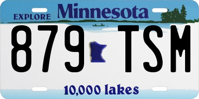 MN license plate 879TSM