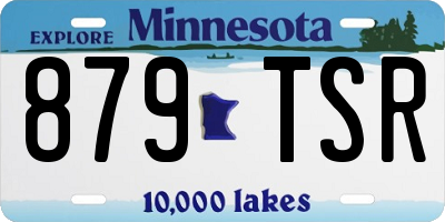 MN license plate 879TSR