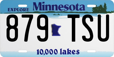 MN license plate 879TSU