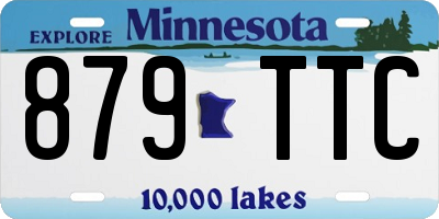 MN license plate 879TTC