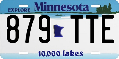MN license plate 879TTE