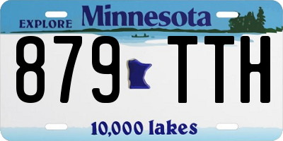 MN license plate 879TTH