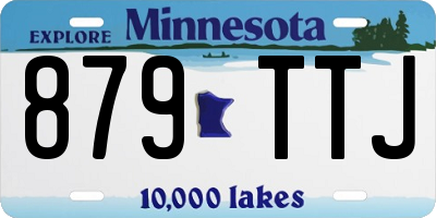 MN license plate 879TTJ