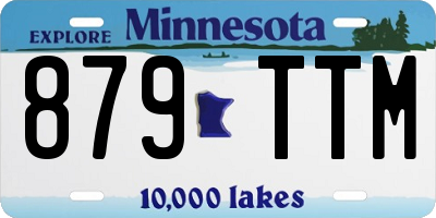 MN license plate 879TTM