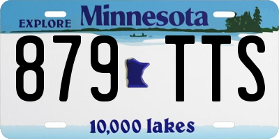 MN license plate 879TTS