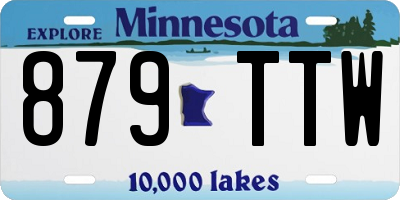MN license plate 879TTW