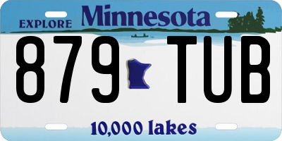 MN license plate 879TUB
