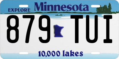 MN license plate 879TUI