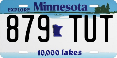 MN license plate 879TUT