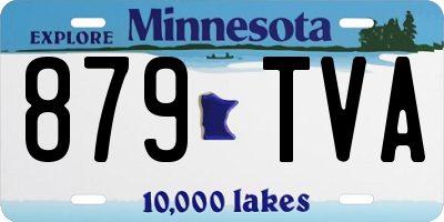 MN license plate 879TVA