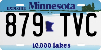 MN license plate 879TVC