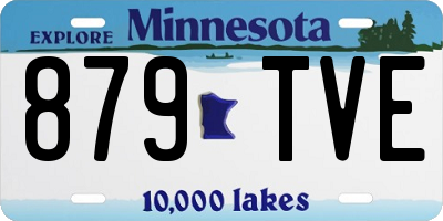 MN license plate 879TVE