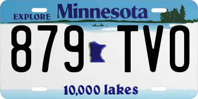 MN license plate 879TVO