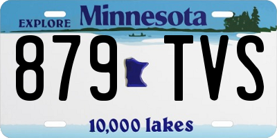 MN license plate 879TVS