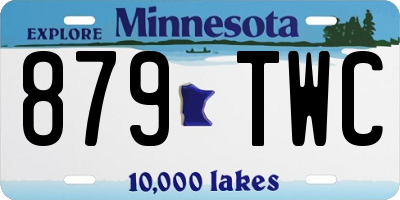 MN license plate 879TWC