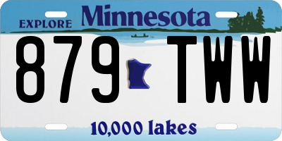 MN license plate 879TWW